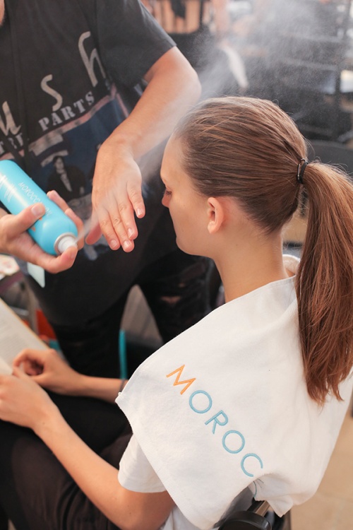 Hair by Bob Recine for Moroccanoil (Photo by Jason Carter Rinaldi)